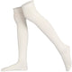 Mysocks Over the Knee Plain Socks | Combed Cotton & Seamless Toe 01