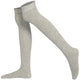 Mysocks Over the Knee Plain Socks | Combed Cotton & Seamless Toe 01