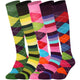 Mysocks Argyle Multi Colour 5 Pairs Knee High Socks | Combed Cotton & Seamless Toe
