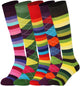 Multicolour Mix Mysocks knee high socks made of extra fine combed cotton.