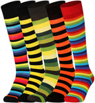 Multicolour Mix Mysocks knee high socks made of extra fine combed cotton.