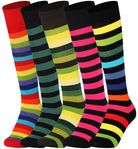 Multicolour Mix Mysocks knee high socks made of extra fine combed cotton.