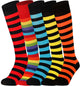 Multicolour Mix Mysocks knee high socks made of extra fine combed cotton.