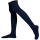 Mysocks Over the Knee Plain Socks | Combed Cotton & Seamless Toe 03