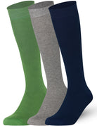Multicolour Mix Mysocks knee high Plain socks made of extra fine combed cotton.