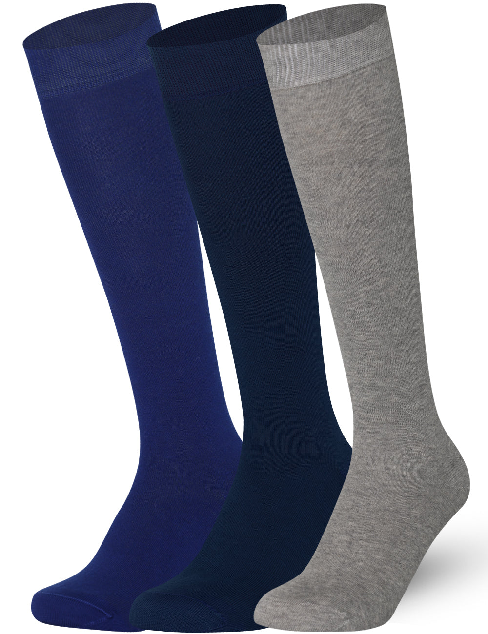 Multicolour Mix Mysocks knee high Plain socks made of extra fine combed cotton.