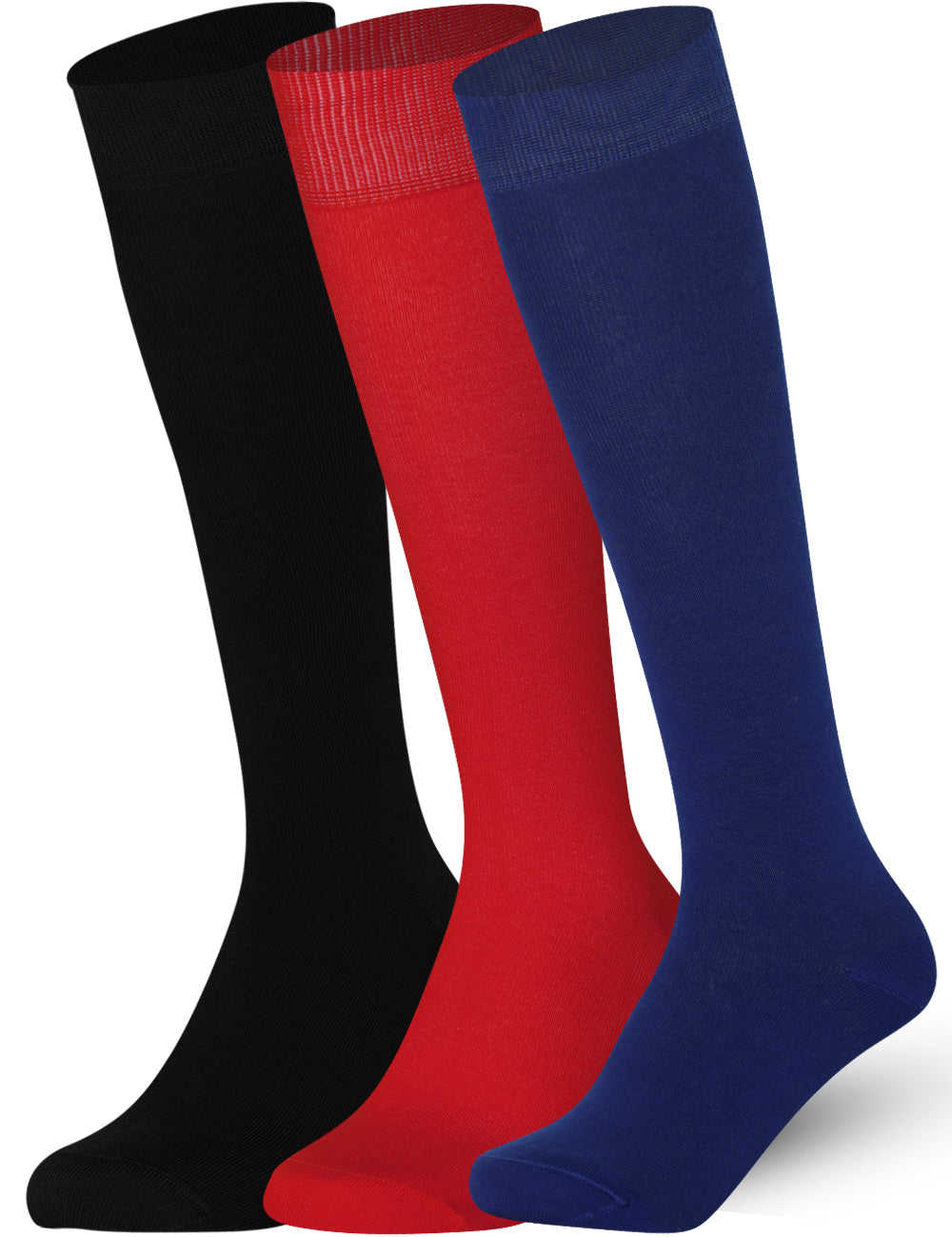 Multicolour Mix Mysocks knee high Plain socks made of extra fine combed cotton.
