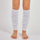 White Glitter Speckled Women's Leg Warmers | Mysocks