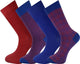 Mysocks Multi Design 4 Pairs Socks | Combed Cotton & Seamless Toe
