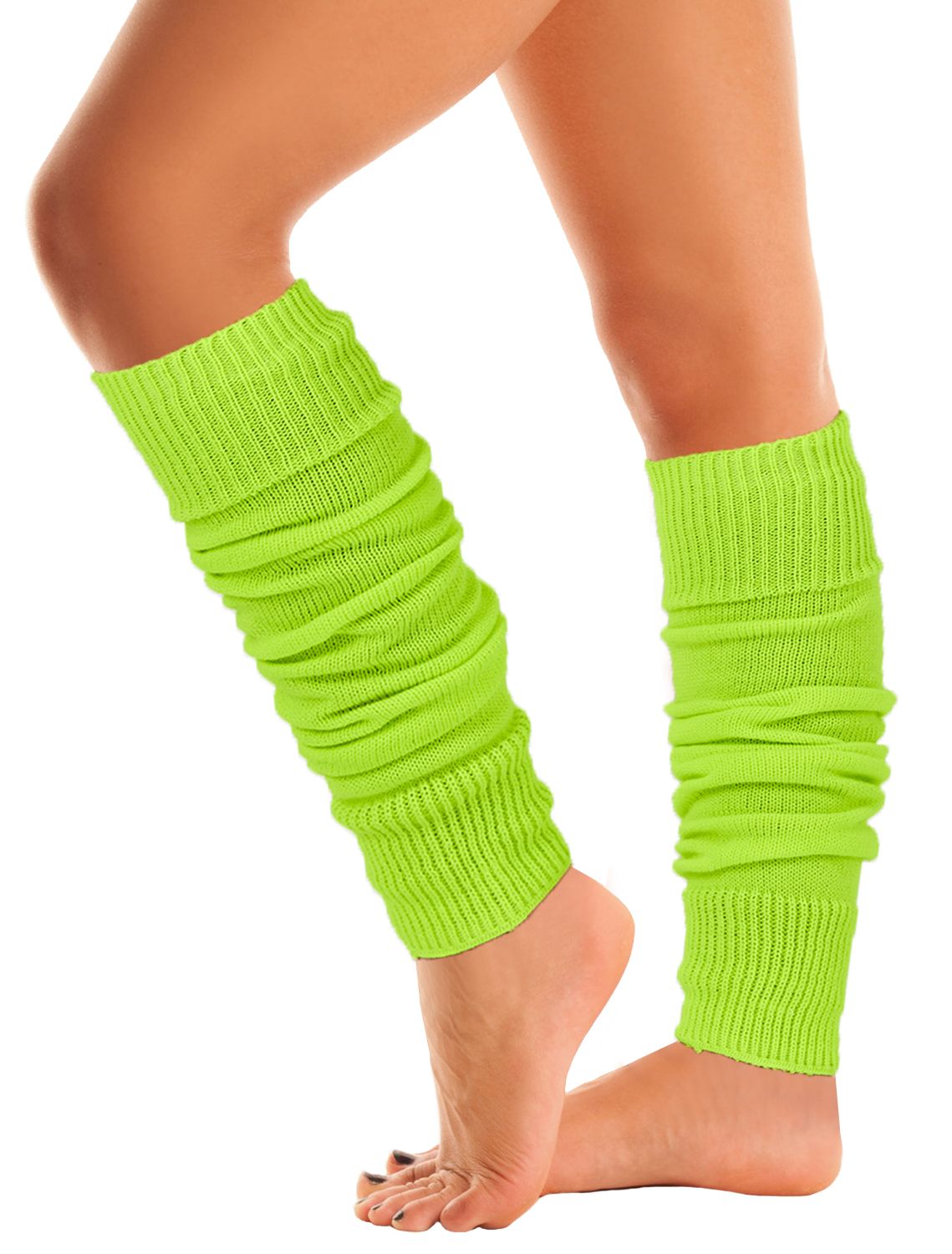 Mysocks Leg Warmer Plain | Neon Yellow