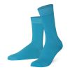 Crew Socks Plain Combed Cotton Seamless Toe - Plain 04