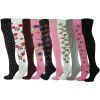 Over the Knee Socks Multi Design 10 Pairs Combed Cotton 01