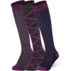 Knee High Socks  Multi Design  3 Pairs Combed Cotton