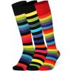 Knee High 3 Pairs Rainbow Combination Socks 